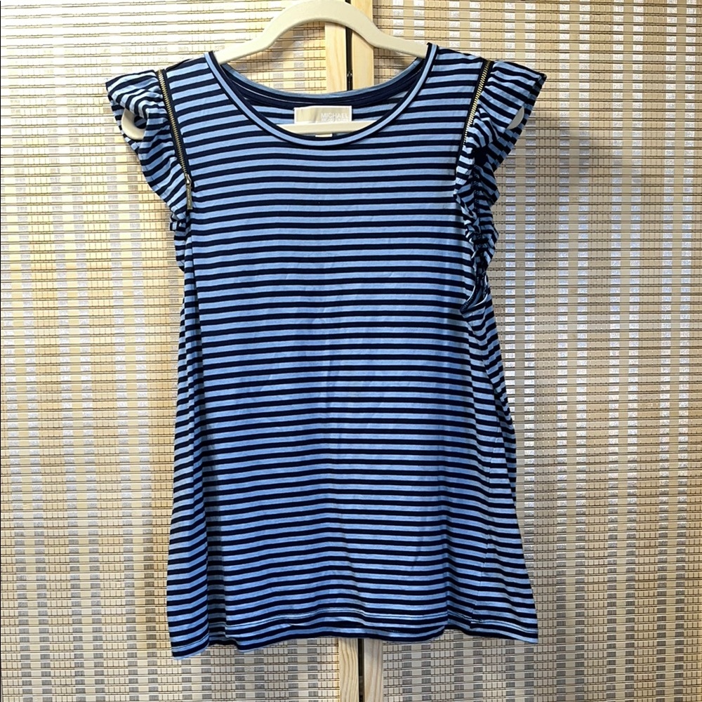 Michael Kors flutter sleeve blouse